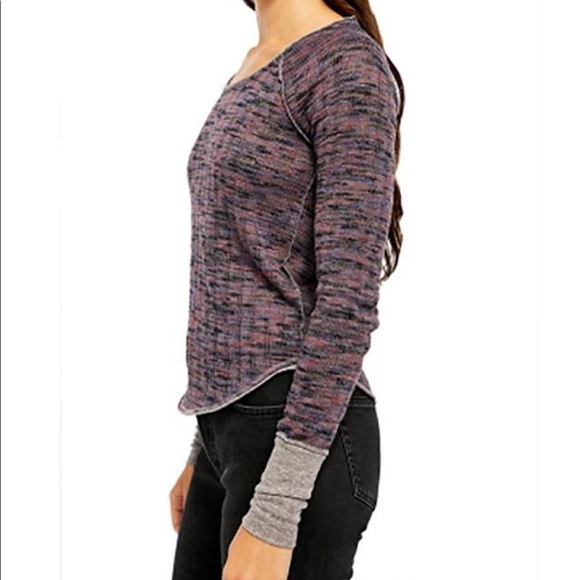 FREE PEOPLE - Women's Spaced Out Long Sleeve Top - Picture 6 of 8